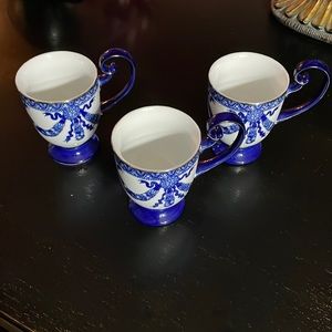 Vintage Bombay decorative mugs set off 3